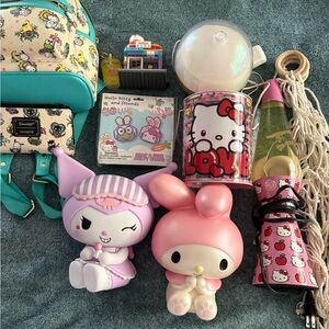 Sanrio Pastel Pink and Purple Collectible Set